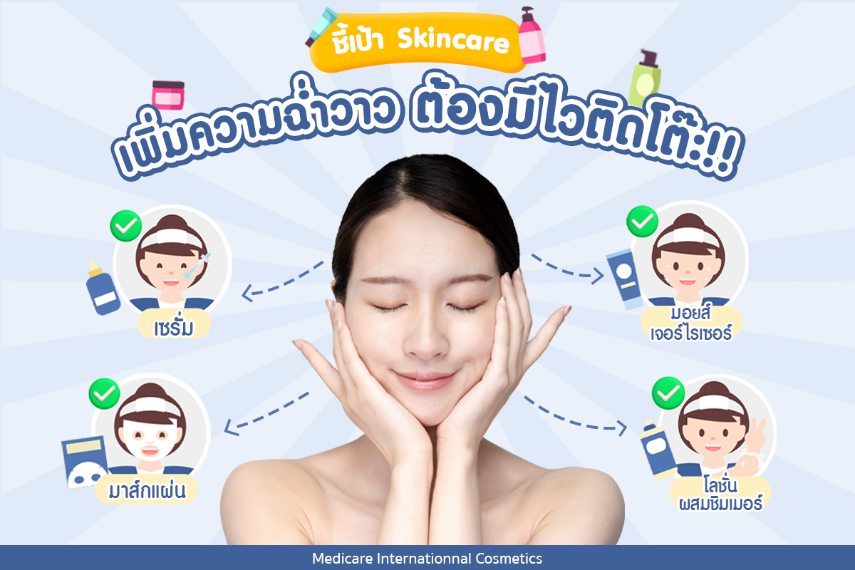 ชี้เป้า Skincare เพิ่มความฉ่ำวาวที่ควรมีไว้ติดโต๊ะ